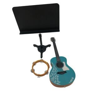 American Girl Music Lot - Tenney Guitar Melody Tambourine Music Stand